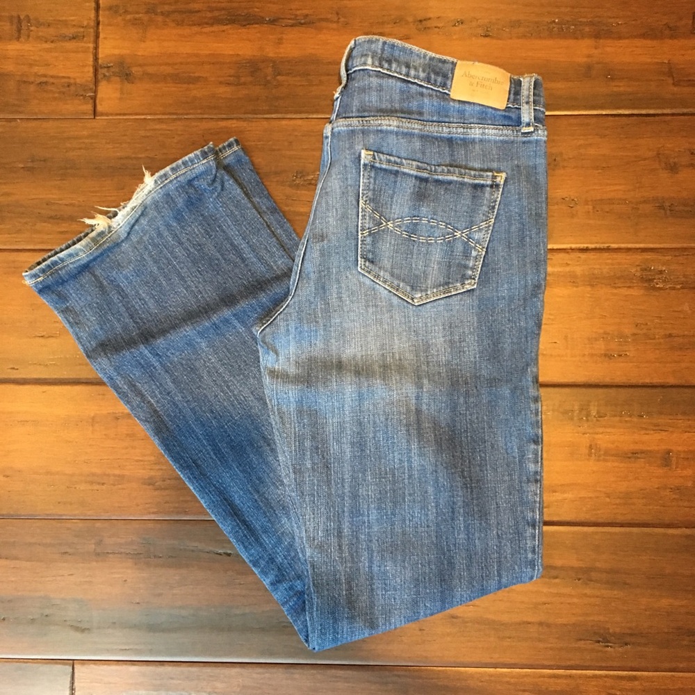 Abercrombie & Fitch Women's Boot Cut Jeans - Medium Blue